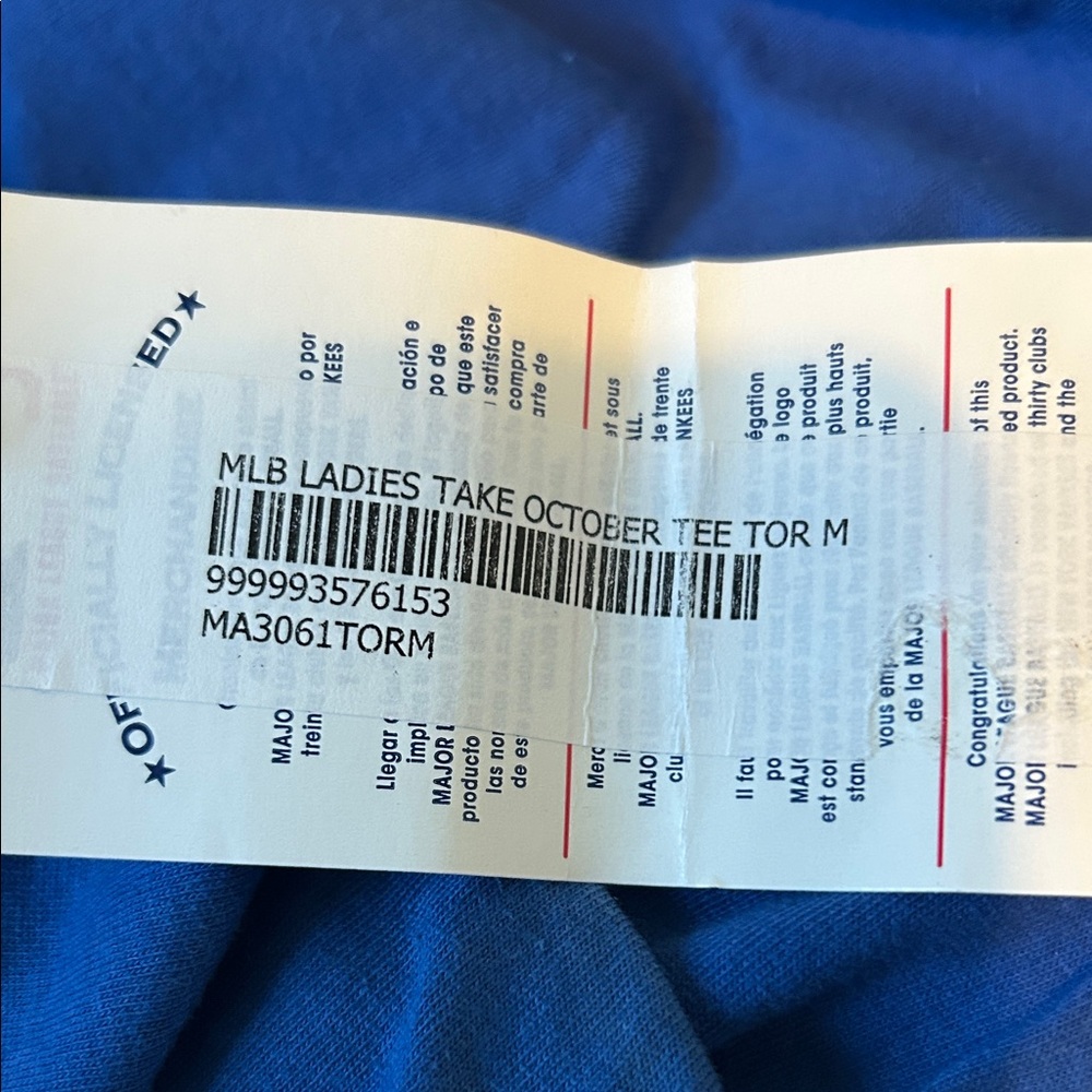π₯ππ₯ Majestic Toronto Blue Jays 2015 Postseason "Take October" Tee - Picture 4 of 6